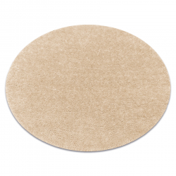 Carpet BUENOS circle 6652 shaggy plain, single color cream
