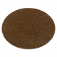 Carpet BUENOS circle 6650 shaggy plain, single color beige