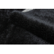 Килим SAMPLE Shaggy ALPINE 00052A Форма чорний