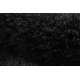 Χαλί SAMPLE Στολή Shaggy ALPINE 00052A μαύρο