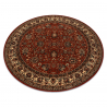 Dywan wełniany KASHQAI 4362 200 koło ornament bordo / beż