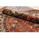 Wollen tapijt KASHQAI 4362 200 cirkel ornament bordeaux rode kleur / beige