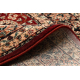 Wool carpet KASHQAI 4362 300 circle ornament claret / black