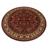 Dywan wełniany KASHQAI 4362 302 koło ornament bordo / beż