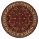 Tapete de lã KASHQAI 4362 302 cercle ornamento bordó / bege