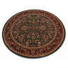 Dywan wełniany KASHQAI 4362 400 koło ornament zielony / bordo