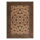 Vilnonis kilimas KASHQAI 4362 101 ornamentas smėlio spalvos / žalia