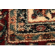 Wollen tapijt KASHQAI 4362 102 ornament beige / bordeaux rode kleur