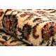 Wollen tapijt KASHQAI 4362 102 ornament beige / bordeaux rode kleur