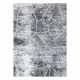 Modern MEFE matta 2783 Marble - structural två nivåer av hudna grå 