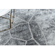 Tæppe MEFE moderne 2783 marmor - Strukturelle, to niveauer af fleece grå