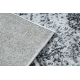 Modern MEFE matta 2783 Marble - structural två nivåer av hudna grå 