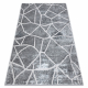 Tæppe MEFE moderne 2783 marmor - Strukturelle, to niveauer af fleece mørkgrå