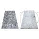 Moderne MEFE Teppe 2783 Marmor - strukturell to nivåer av fleece mørk grå 