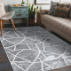 Moderní koberec MEFE 2783 Mramor - Strukturální, dvě vrstvy rouna, tmavo-šedý