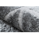 Kilimas MEFE Šiuolaikinis 2783 Marmuras - Struktūrinis, dviejų sluoksnių vilna tamsiai pilka