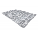 Modern MEFE carpet 6184 Paving brick - structural two levels of fleece dark grey 