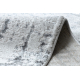 Moderne MEFE Teppe 8722 Linjer årgang - strukturell to nivåer av fleece grå / hvit