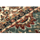 Wollen tapijt KASHQAI 4362 410 ornament groen / beige