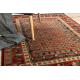 Wool carpet KASHQAI 4301 300 oriental, frame terracotta / green 