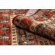 Wollen tapijt KASHQAI 4301 300 oosters, kader terracotta / groen