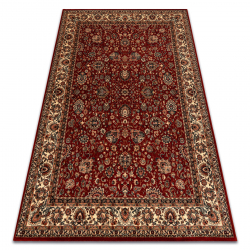 Dywan wełniany KASHQAI 4362 302 ornament bordo / beż