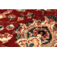 Tapete de lã KASHQAI 4362 302 ornamento bordó / bege 