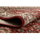Wollen tapijt KASHQAI 4362 302 ornament bordeaux rode kleur / beige 