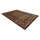 Vilnonis kilimas KASHQAI 4301 500 rytietiškas, rėmelis smėlio spalvos / žalia