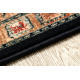Wollen tapijt KASHQAI 4301 500 oosters, kader beige / groen