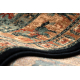 Wollen tapijt KASHQAI 4301 500 oosters, kader beige / groen
