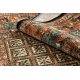 вълнен килим KASHQAI 4301 500 ориенталски, рамка бежов / зелено
