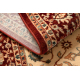 Tappeto di lana KASHQAI 4303 106 Fiori, cornice beige / chiaretto
