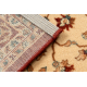 Wollen tapijt KASHQAI 4303 106 Bloemen, kader beige / bordeaux rode kleur