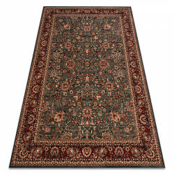 Dywan wełniany KASHQAI 4362 400 ornament zielony / bordo