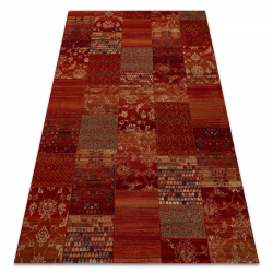 Koberec KASHQAI 4327 300 Patchwork vin roșu