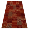 Dywan wełniany KASHQAI 4327 300 Patchwork bordo