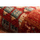 вовняний килим KASHQAI 4327 300 Печворк бордовий
