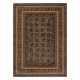 Wollen tapijt KASHQAI 4349 400 oosters, kader groen
