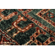 Tapis en laine KASHQAI 4349 400 oriental, cadre vert