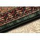 вовняний килим KASHQAI 4349 400 східні, рамка зелений
