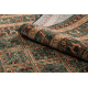 Wollen tapijt KASHQAI 4349 400 oosters, kader groen
