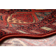 Tapis en laine KASHQAI 4349 500 oriental, cadre bordeaux