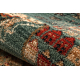 Tapete de lã KASHQAI 4327 400 Retalhos verde