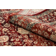 Wollen tapijt KASHQAI 4365 300 Bloemen, kader bordeaux rode kleur / beige