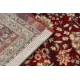 Wool carpet KASHQAI 4365 300 Flowers, frame claret / beige
