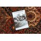 Μαλλί χαλί KASHQAI 4373 301 ανατολίτικο, καφασωτό τερρακότα / μπεζ