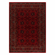 Tapis en laine KASHQAI 4302 300 Fleurs, cadre bordeaux