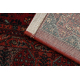 Wollen tapijt KASHQAI 4302 300 Bloemen, kader rode kleur