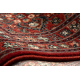 Tapis en laine KASHQAI 4372 300 Fleurs, cadre bordeaux